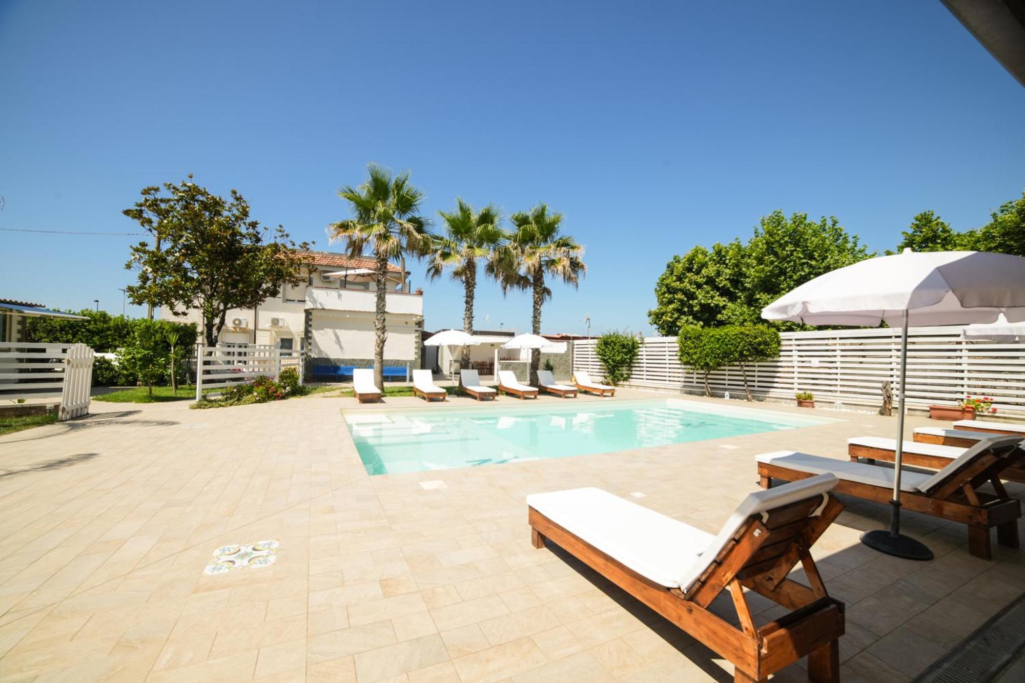 Villa Miramare Pontecagnano Kültér fotó